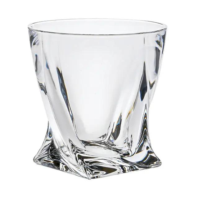 Apex Twist Crystalite Whisky Tumbler - 340ml by Glassware UK