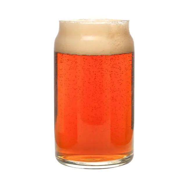Glass Beer Can Tumbler - 450ml by Glassware UK