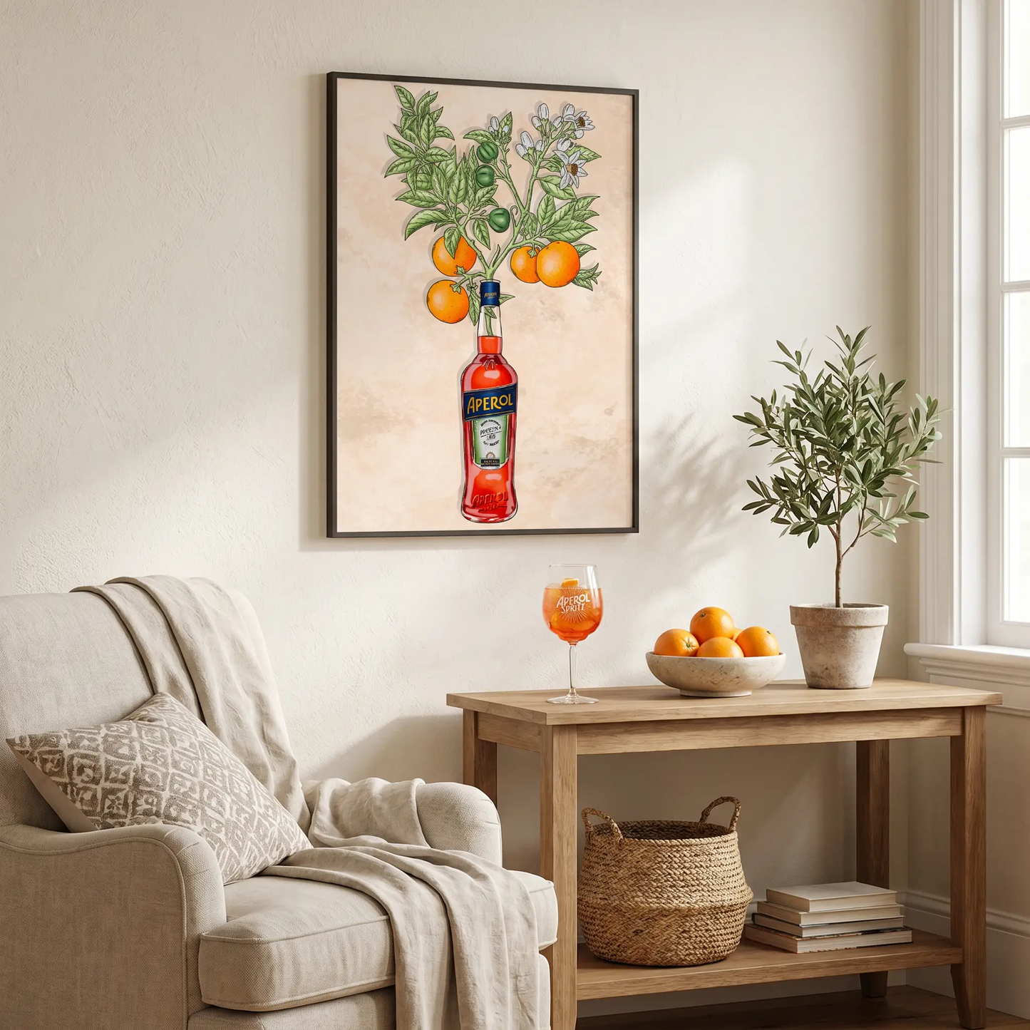 Aperol & Oranges - A2 Print