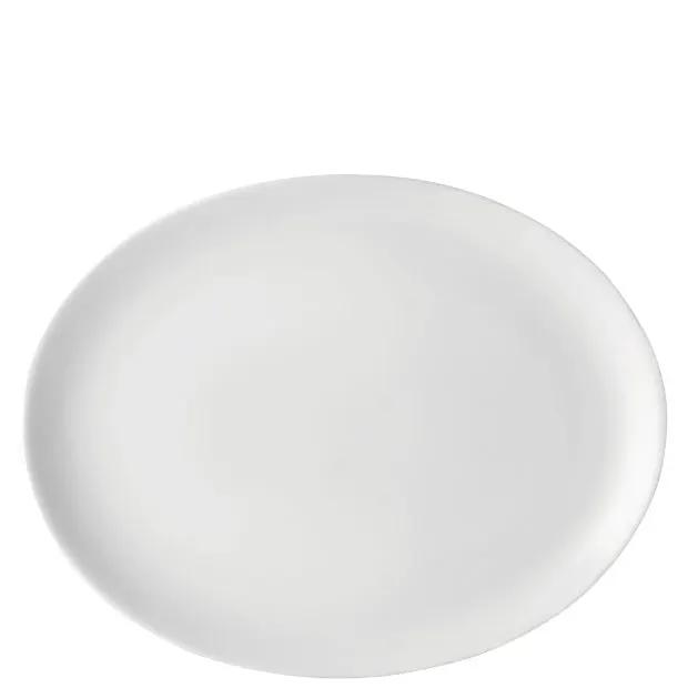 Pure White Oval Plate - 30cm by Glassware UK
