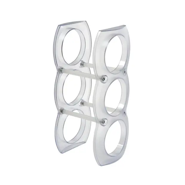 3 Bottle Plastic Wine Rack by Glassware UK