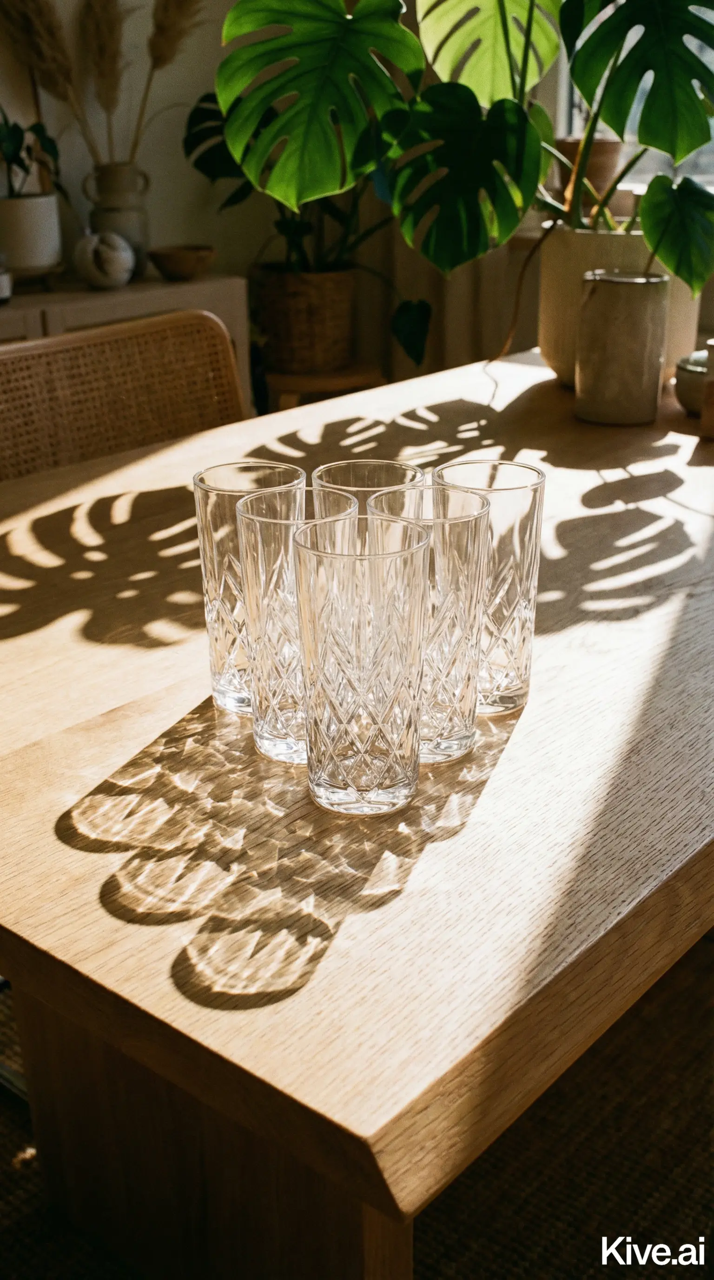 Flamenco Crystalite Full Cut Highball Glass - 350ml by Glassware UK
