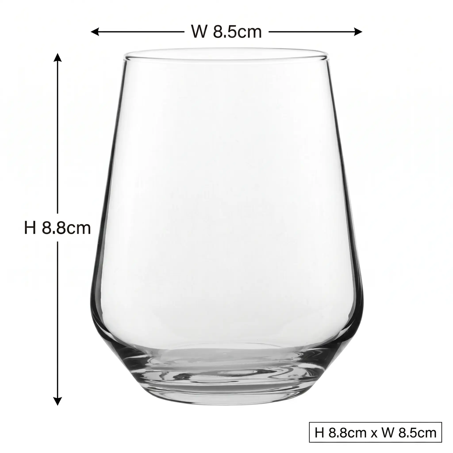 Allegra Glass Tumbler - 340ml by Glassware UK