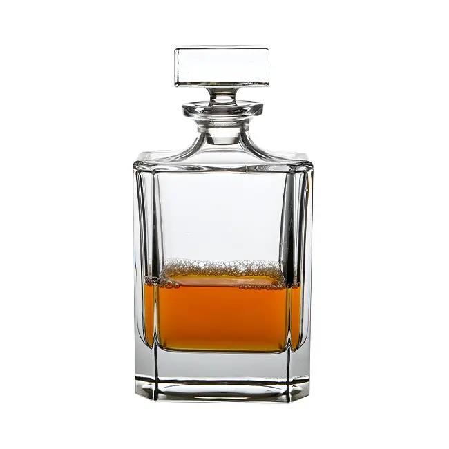 Crystal Spirit Square Decanter - 0.7Ltr by Glassware UK