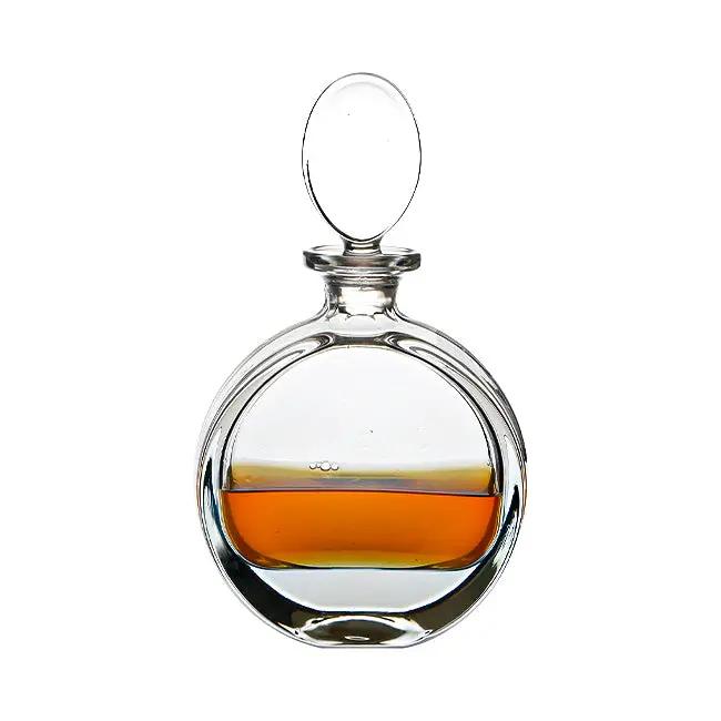 Lead Crystal Round Spirit Decanter - 0.65Ltr by Glassware UK