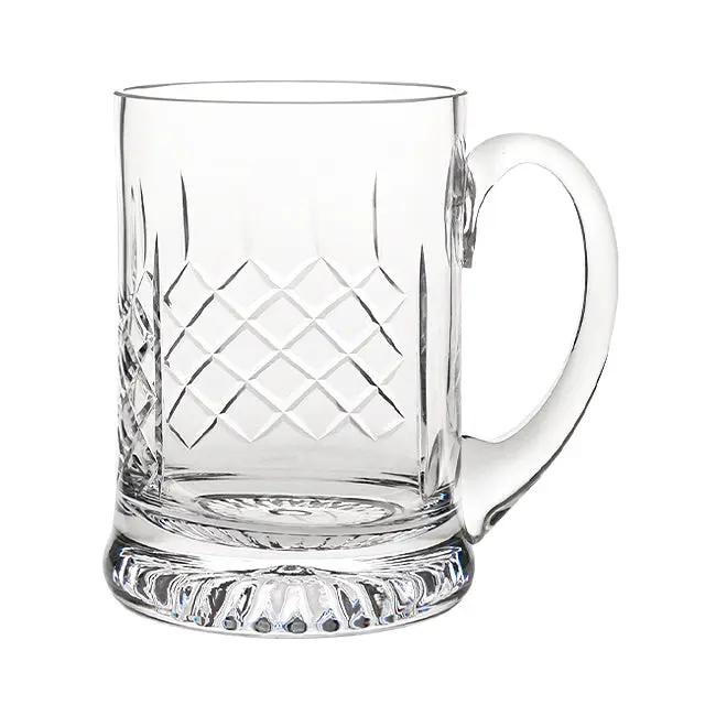 Handmade Crystal Cut Tankard - 0.565Ltr by Glassware UK