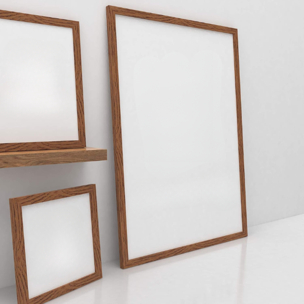 Wooden Thin Photo Print Frames