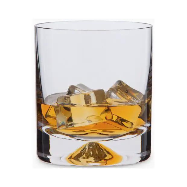 Krosno Dimple Base Whisky Tumbler - 260ml by Glassware UK