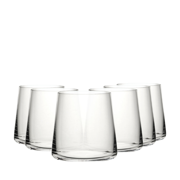 Mode Double Old Fashioned Glass Tumblers - 410ml - Set of 6