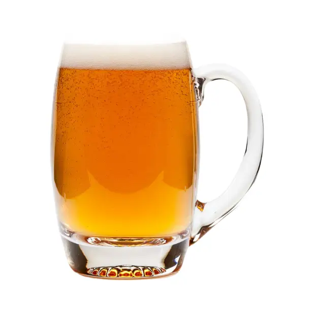 Krosno Barrel Glass Tankard - 1/2 Pint by Glassware UK
