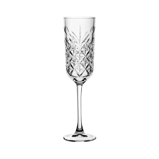 Timeless Vintage Glass Flute - 170ml by Glassware UK