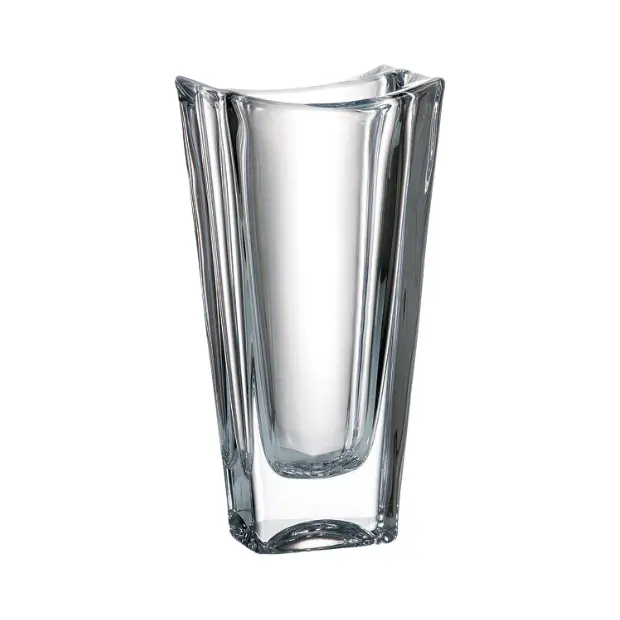 Crystalite Okinawa Tapered Vase by Glassware UK