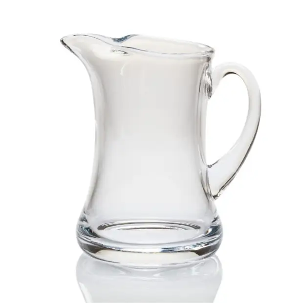 Krosno Handmade Ice Lip Water Jug - 1Ltr by Glassware UK