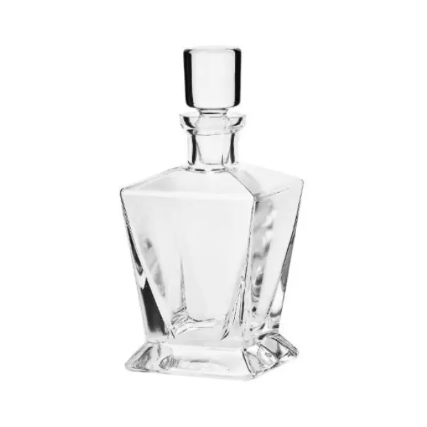 Krosno Handmade Square Glass Decanter - 750ml by Glassware UK