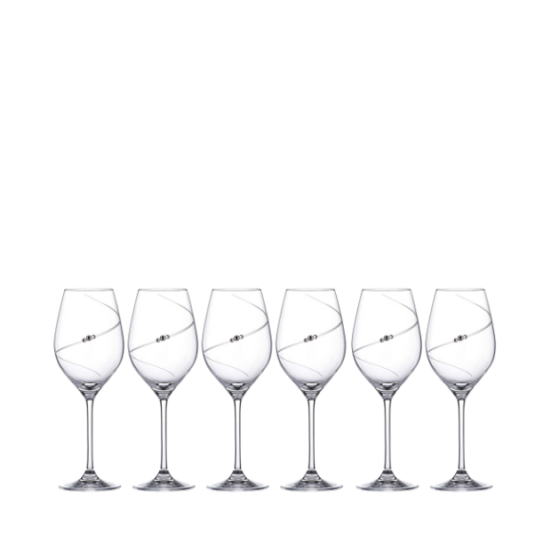 Swarovski Wine Glasses - Set of 6 - In Gift Box