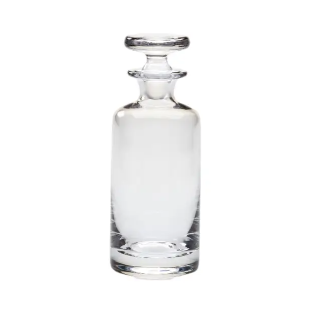0.15Ltr Handmade Mini Glass Decanter with 2 Shot Glasses Gift Set by Glassware UK