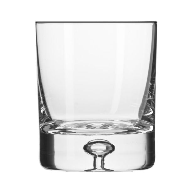 Krosno Bubble Base Whisky Tumblers - 280ml - Set of 6