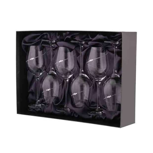 Swarovski Wine Glasses - Set of 6 - In Gift Box