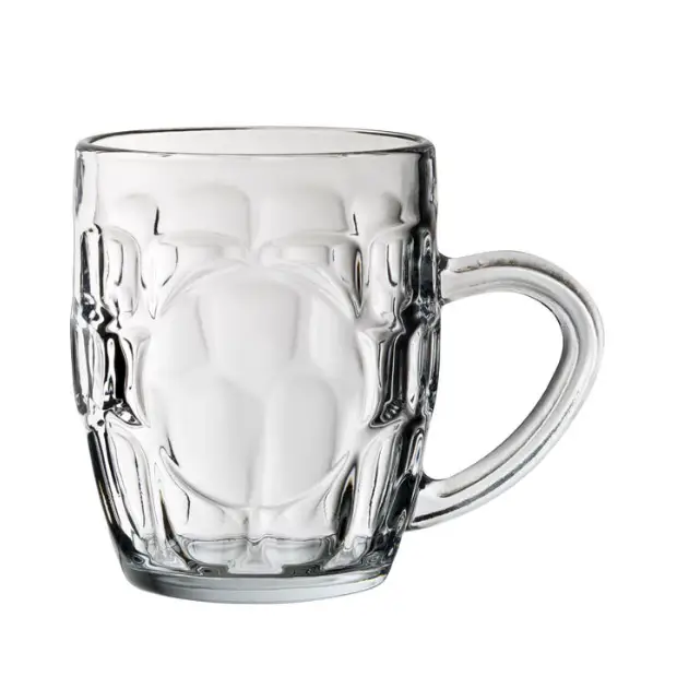 Dimple Panelled Glass Tankard - 570ml by Glassware UK