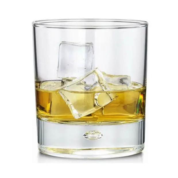 Krosno Bubble Based Whisky Tumbler - 330ml by Glassware UK