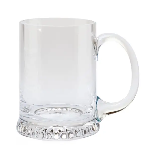 Krosno Handmade Star Based Glass Tankard - 450ml by Glassware UK