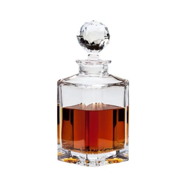 Crystal Square Decanter - 0.8Ltr by Glassware UK