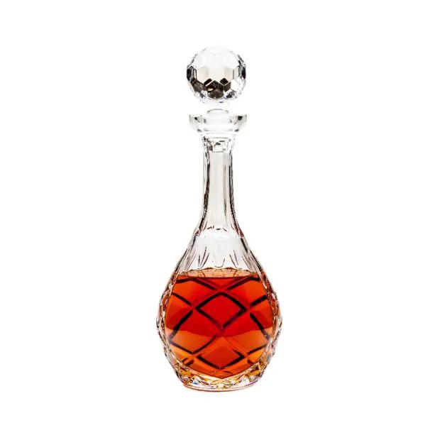 Cut Crystal Panelled Wine Decanter - 1Ltr by Glassware UK