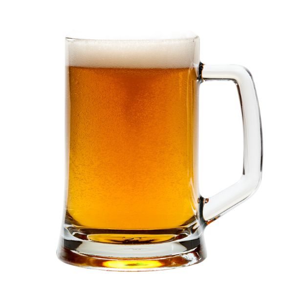 Large Straight Sided Glass Tankard - 670ml - Clearance