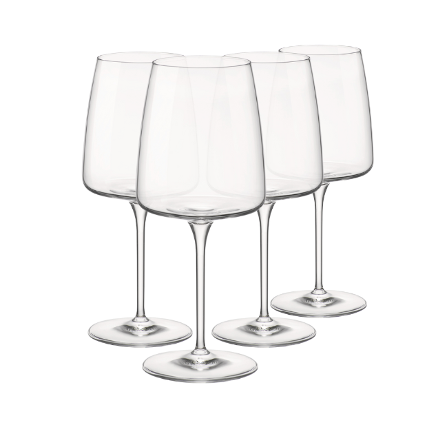 Bormioli Rocco Red Wine Glasses - 380ml - Set of 4