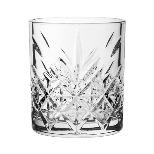 Timeless Fully Cut Whisky Tumbler - 355ml by Glassware UK