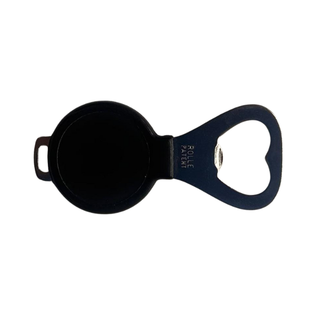 Ghidini ROLLE Nickel Plated Bottle Opener ABS Coating