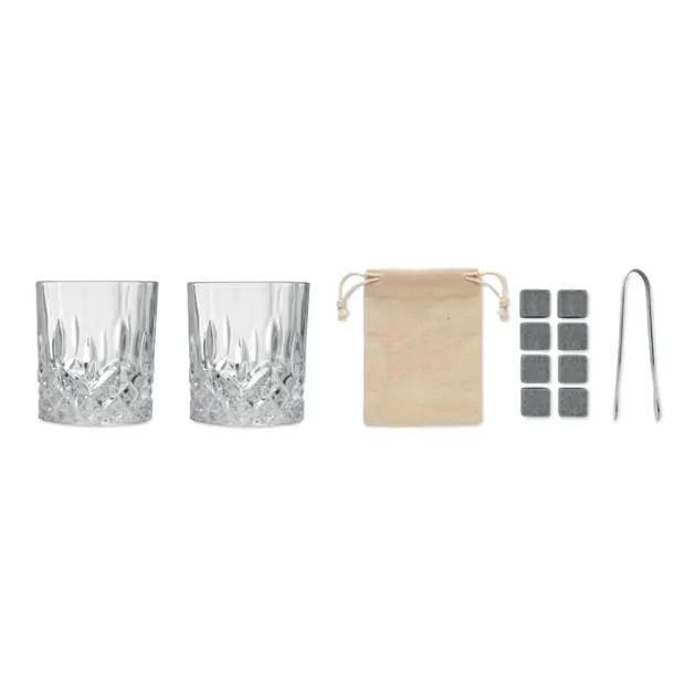 Luxury Bamboo Gift Set - 2 Tumblers in Bamboo Box by Glassware UK