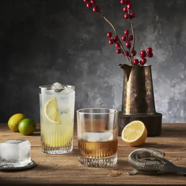 Bormioli Rocco Graphics Long Glass - 450ml by Glassware UK