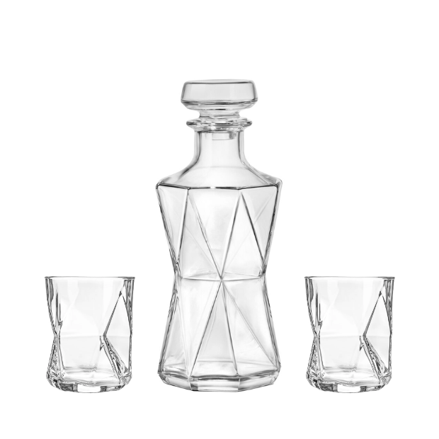 Bormioli Rocco Cassiopea Decanter Set - 3 Piece