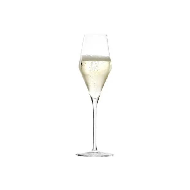 Stolzle Quatrophil Champagne Flutes with LED - Set of 2 - In a Gift Box by Glassware UK