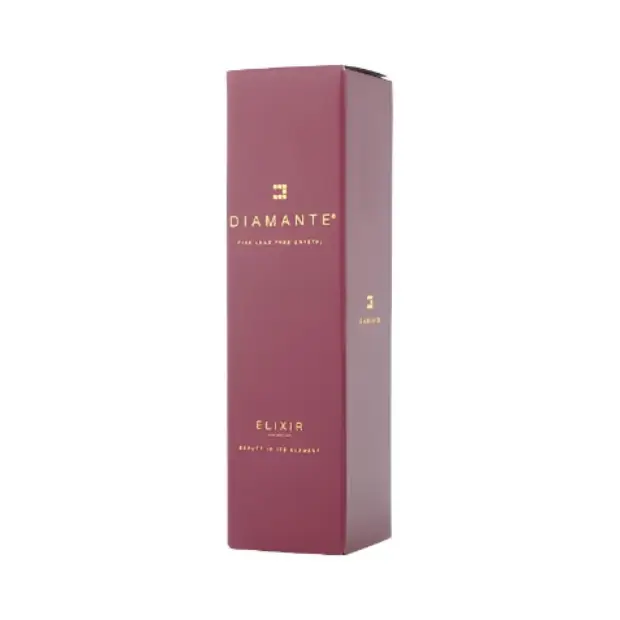 Diamante "Wine O'Clock" Wine Glass - In Gift Box by Glassware UK