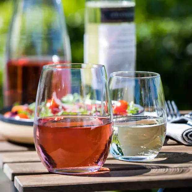 Amber Tumblers - 440ml - Set of 6 by Glassware UK