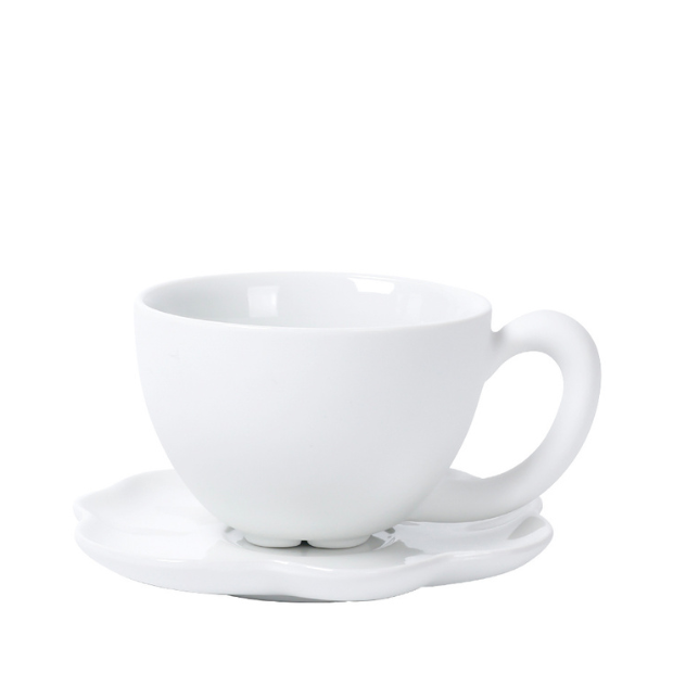 BosilunLife Nordic Wonder Teacup and Saucer Set - 220ml