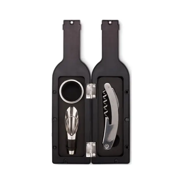 Wine Set in Wine Shaped Gift Box by Glassware UK