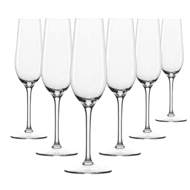 Stolzle Event Champagne Flutes - 195ml - Set of 6
