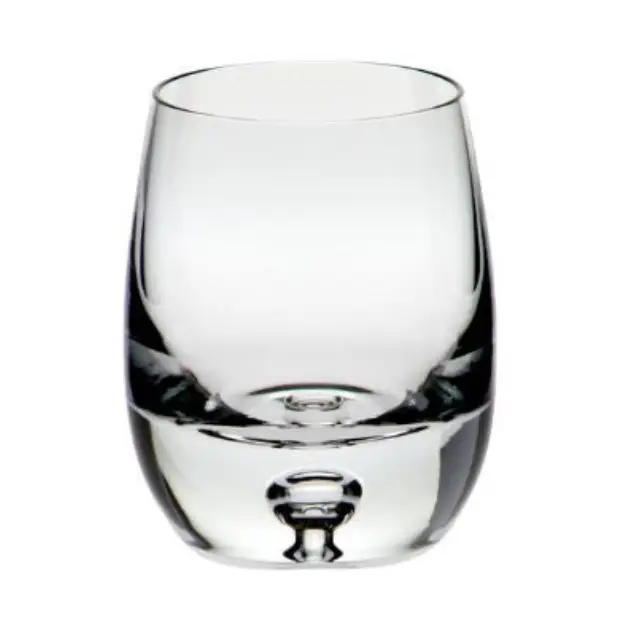 Krosno Bubble Based Barrel Whisky Tumbler - 420ml by Glassware UK
