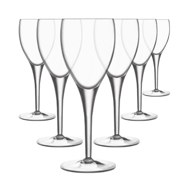 Luigi Bormioli Red Wine Glasses - 225ml - Set of 6