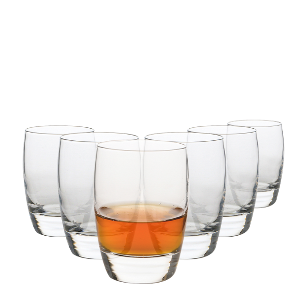 Luigi Bormioli Whisky Tumblers - 265ml - Set of 6