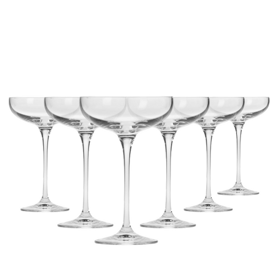 Krosno Avant-Garde Champagne Glass Saucers - 760ml - Set of 6
