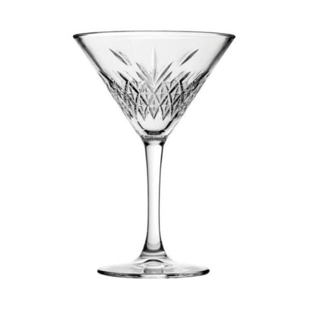 Timeless Fully Cut Martini Glasses - 230ml - Set of 6