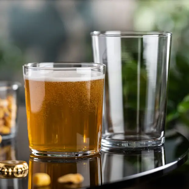 Toughened Tubo Water Glass - 370ml by Glassware UK