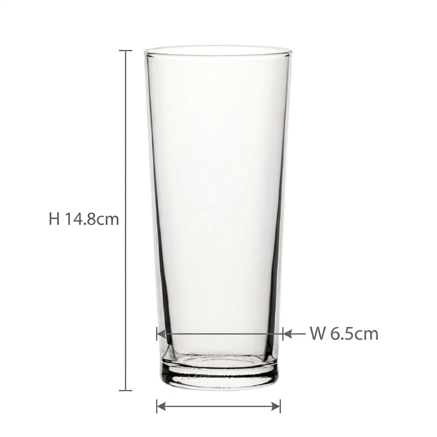 Toughened Senator Half Pint Glass - 280ml by Glassware UK