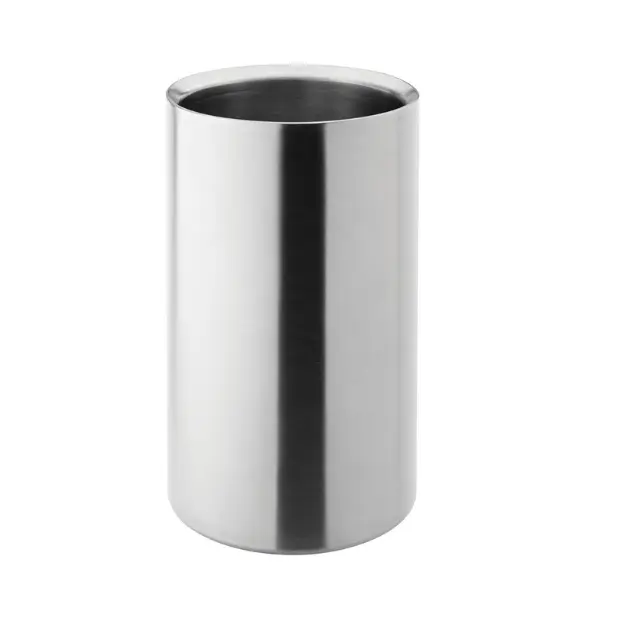 Double Walled Wine Cooler - Stainless Steel by Glassware UK