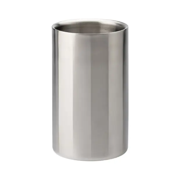 Double Wall Wine Cooler - Stainless Steel by Glassware UK