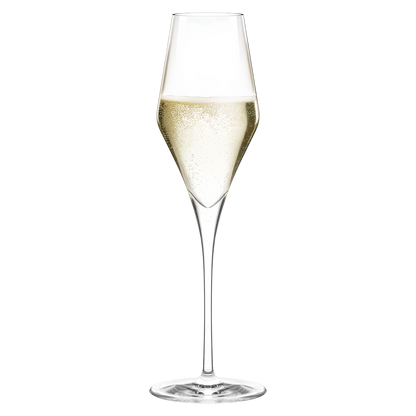 Stolzle Lausitz Quatrophil Glass Champagne Flutes - 290ml - Set of 6